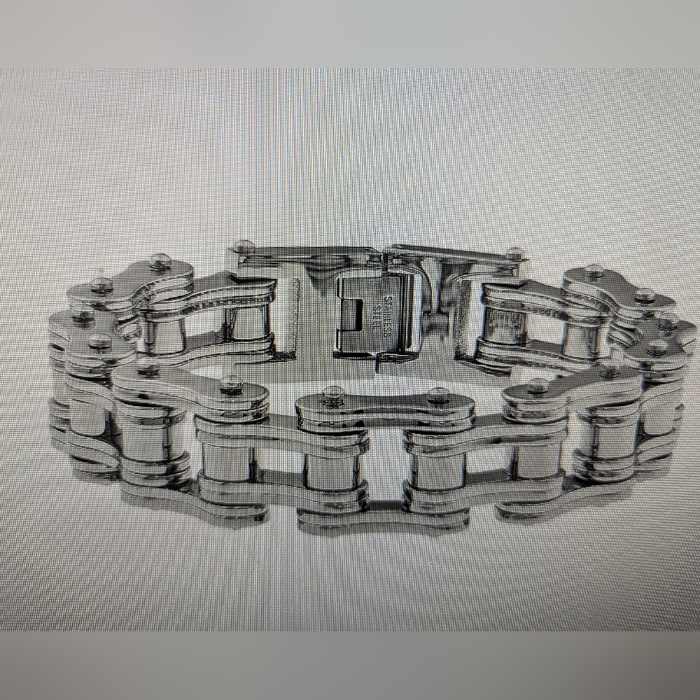 Lynx. Men's Silver Chain Bracelet